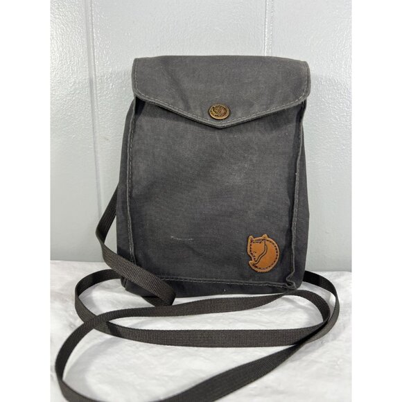 Fjallraven Greenland Pocket Crossbody Shoulder Bag Water Resistant Gray Small - Picture 1 of 5